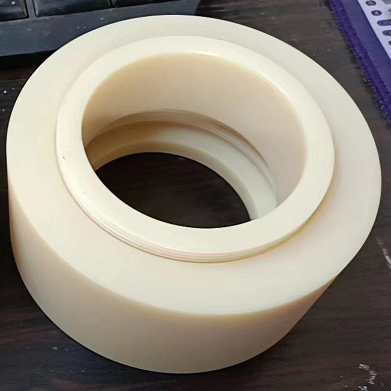 White Nylon Machined Part