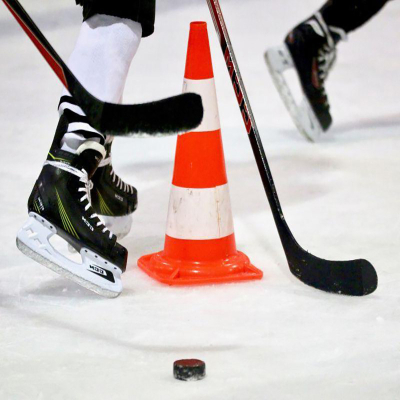 Hockey Practice Shooting Mat With Backboard
