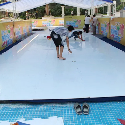 Skateable Synthetic Ice Tiles